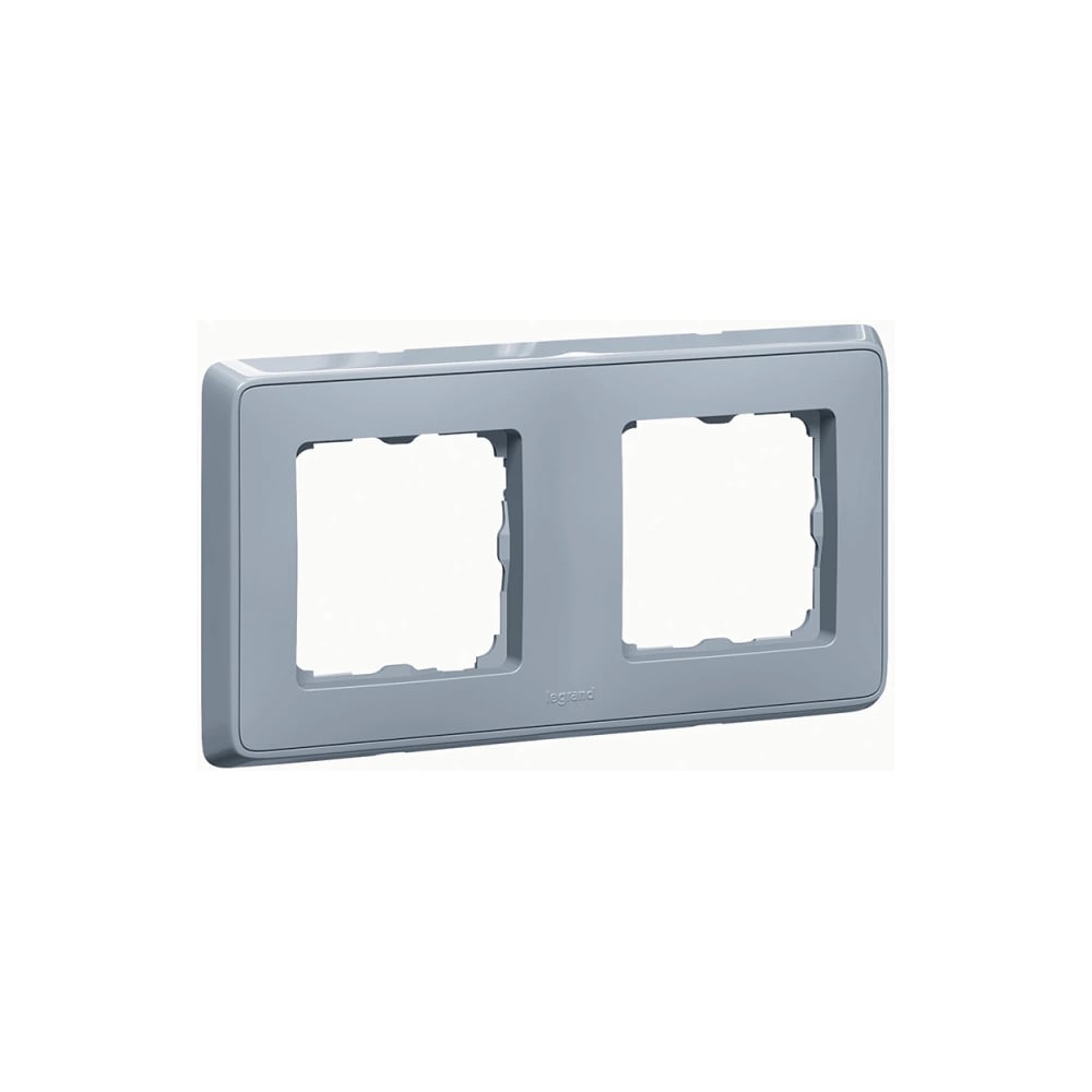 Изображение товара Рамка Legrand Cariva DIY 2 поста жемчужно-серый 695976