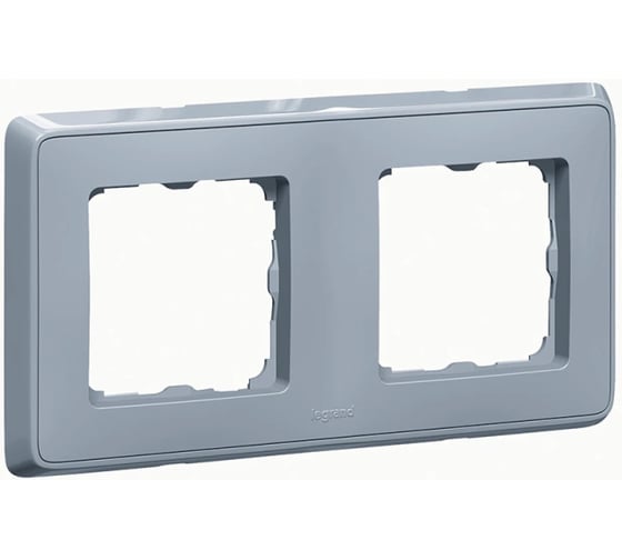 Изображение товара Рамка Legrand Cariva DIY 2 поста жемчужно-серый 695976