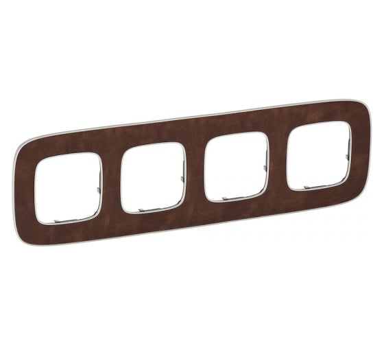 Изображение товара Рамка Legrand Valena ALLURE Кожа, 4-постовая универсальная 754454