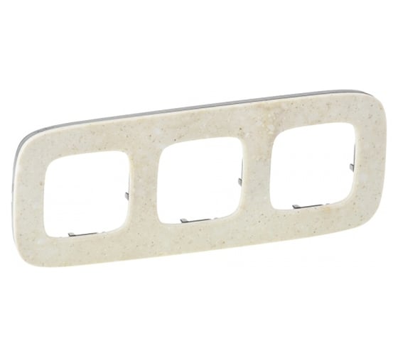 Изображение товара Рамка Legrand Valena ALLURE Дворцовый мрамор, 3-постовая универсальная 755523