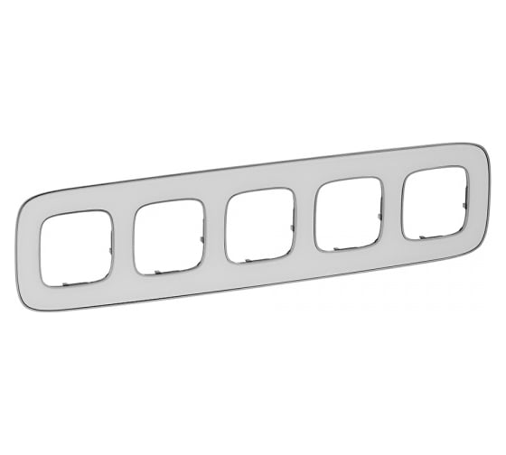 Изображение товара Рамка Legrand Valena ALLURE Зеркало, 5-постовая универсальная 754425