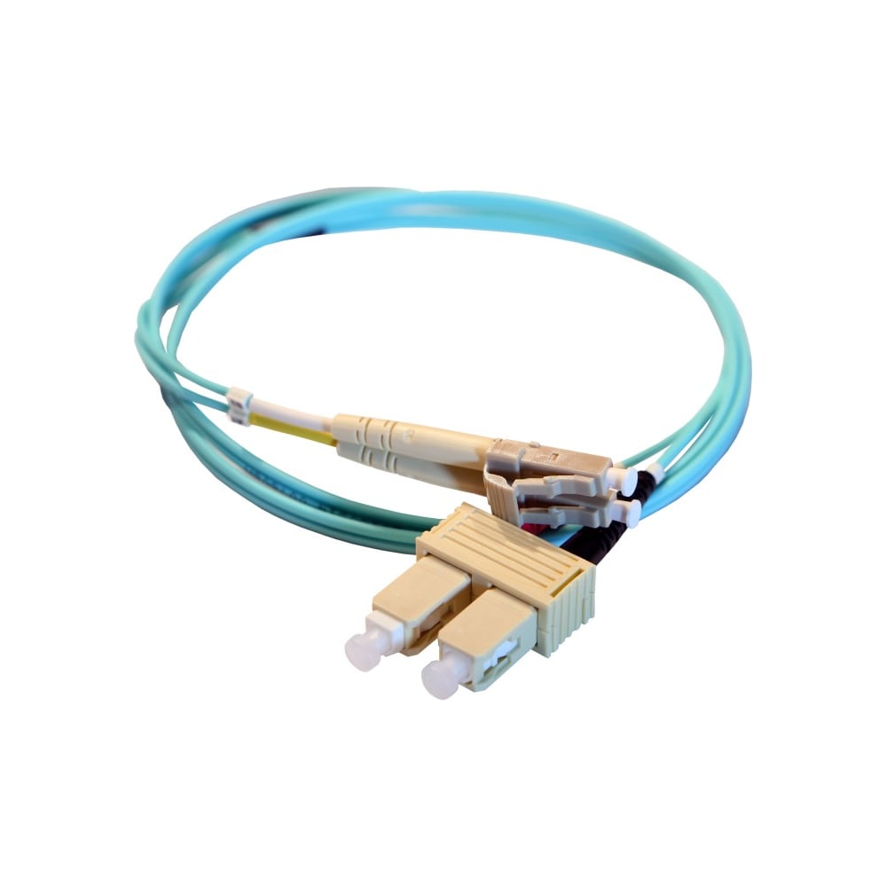 Изображение товара Шнур оптоволоконный Legrand OM3, 2 м, SC/LC, аква