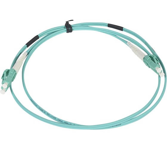 Изображение товара Шнур оптоволоконный Legrand OM4, многомодовый, LC/LC, 3 м, цвет морской волны 032636