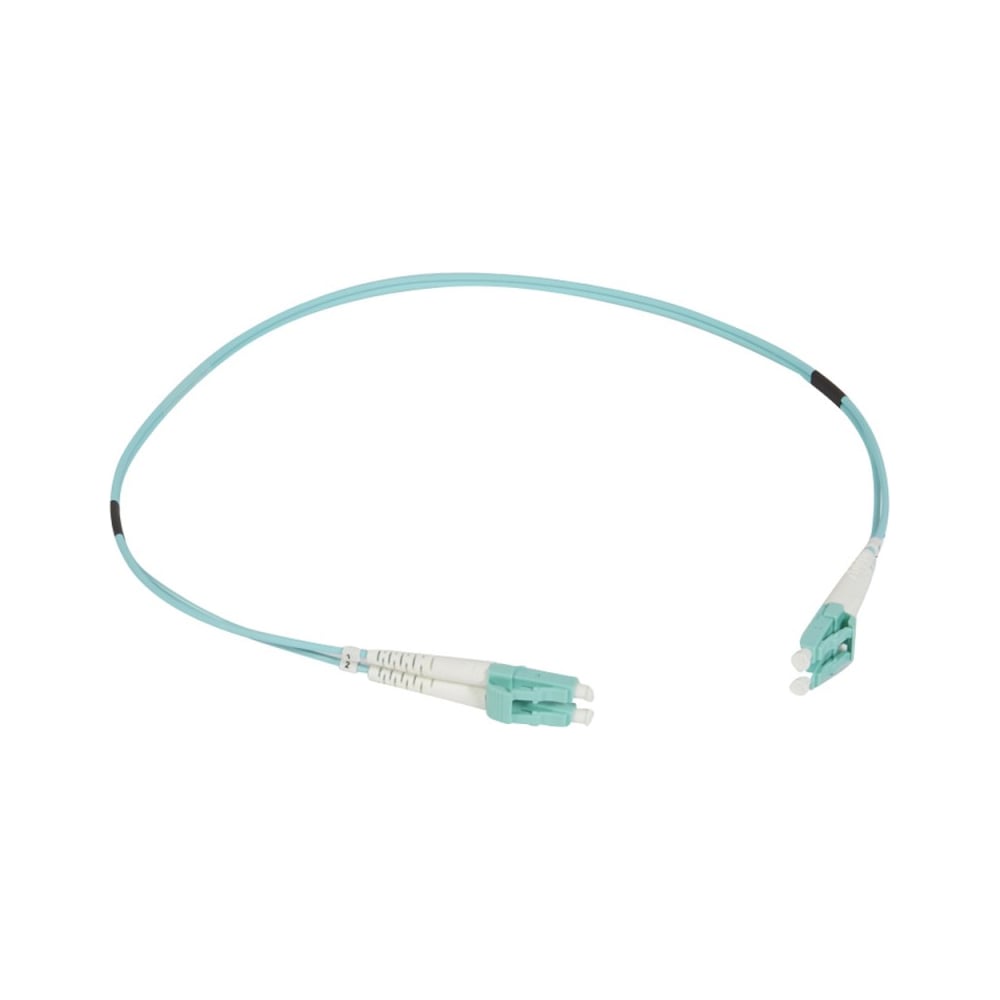 Шнур оптоволоконный Legrand OM4, многомодовый, LC/LC, 0,5 м, цвет морской волны 032633
