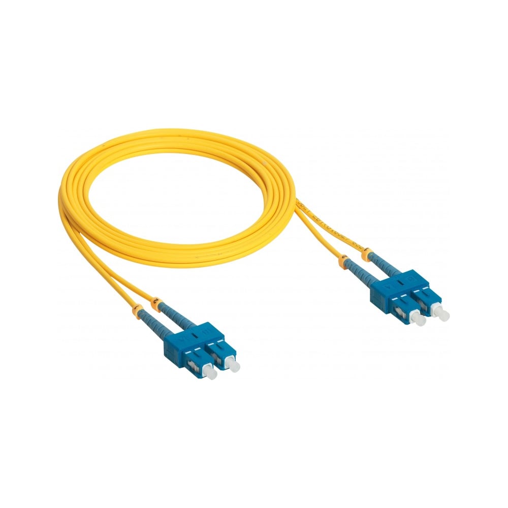 Изображение товара Шнур оптоволоконный Legrand OS1/2, SC/SC, 1 м, желтый