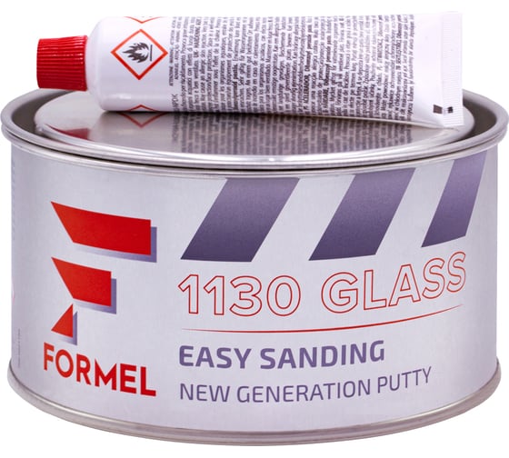 Изображение товара Шпатлевка FORMEL 1130 (полиэфирная; со стекловолокном; 900 г) FM-1131