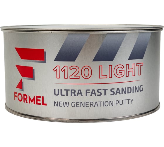 Изображение товара Шпатлевка FORMEL 1120 (полиэфирная; универсальная; сверхлегкая; 900 мл) FM-1121