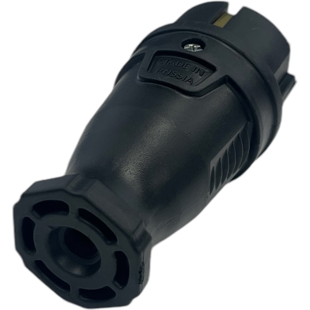 Изображение товара Вилка каучуковая ITOK серии iCONNECT 16А IP44 черная 3 шт