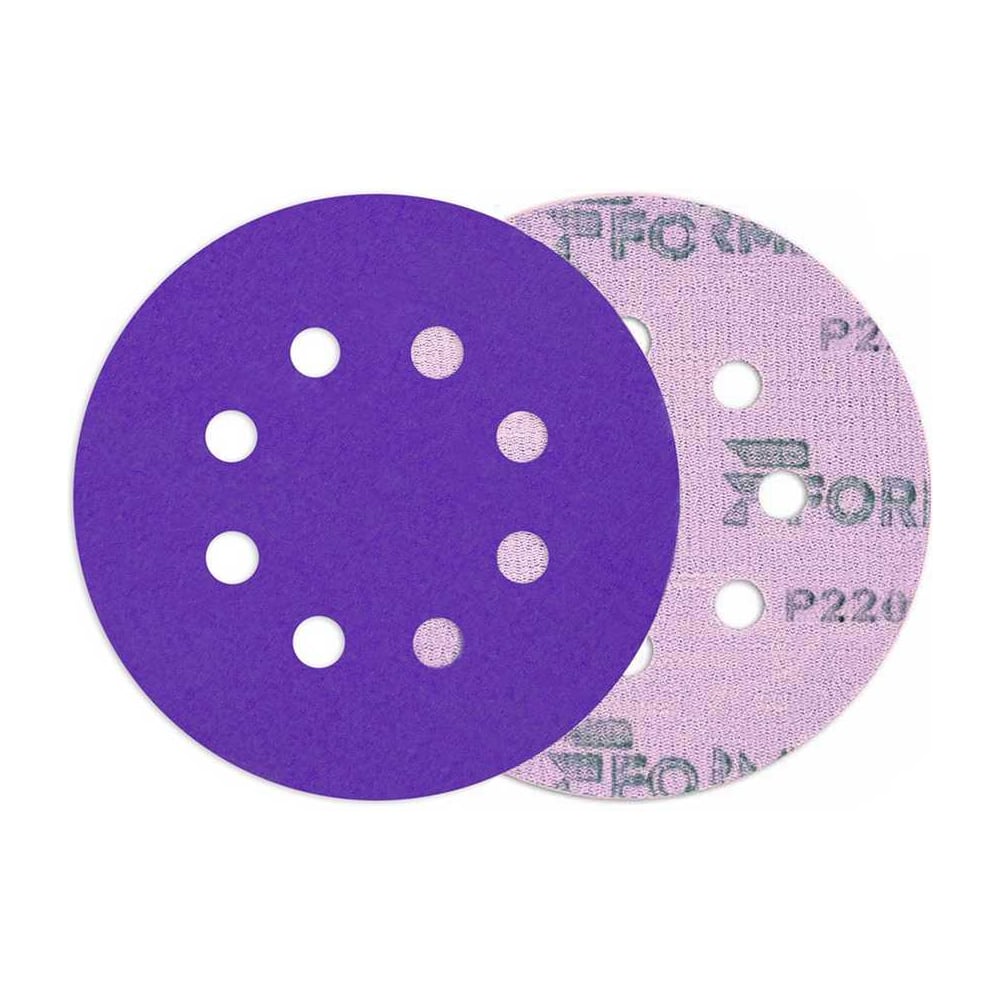 Изображение товара Диск абразивный CERAMIC PLUS FORMEL 125 мм 8 отверстий зернистость 220