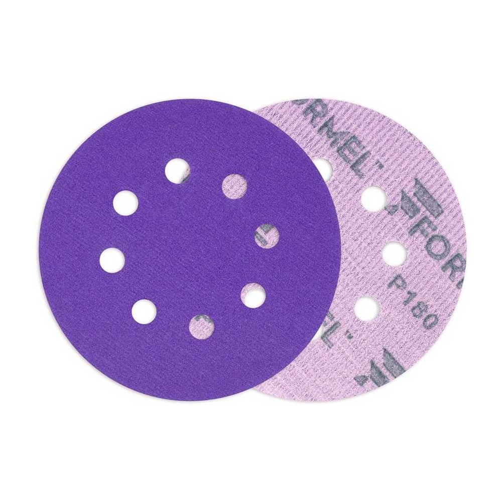 Изображение товара Диск шлифовальный CERAMIC PLUS FORMEL 125 мм, 8 отв., Р180, 50 шт