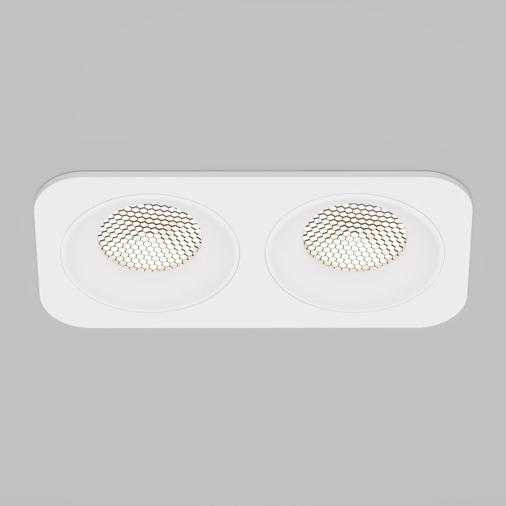 Изображение товара Светильник встраиваемый светодиодный двойной Tetro IP44 4000К 15277/LED белый Elektrostandard a071315