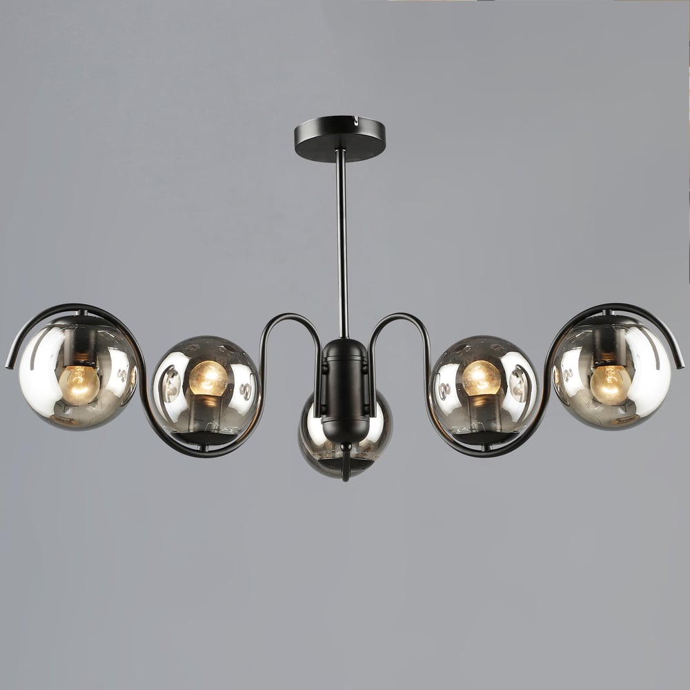 Изображение товара Потолочная люстра ReLuce 64070-0.3-06 BK модерн черная стильная светильник для дома и офиса