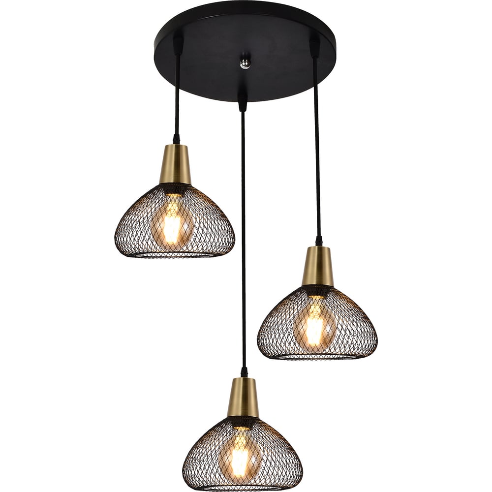 Изображение товара Подвесной светильник ReLuce 03204-3.9-03 BK+COPPER стиль лофт современный дизайн