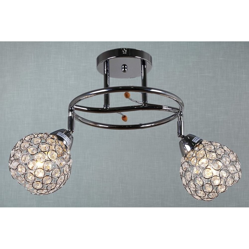 Изображение товара ПОТОЛОЧНАЯ ЛЮСТРА RELUCE 21283-0.3-02 CR классика стиль, хром, 2 лампы