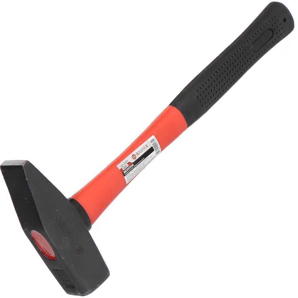 Изображение товара Молоток BARTEX B0010 с квадратным боем и фибергласовой рукоятью