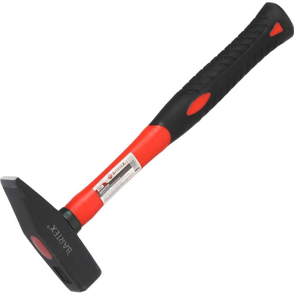 Изображение товара Молоток BARTEX квадр.боек 0.6 кг с фибергласовой рукоятью для монтажных работ