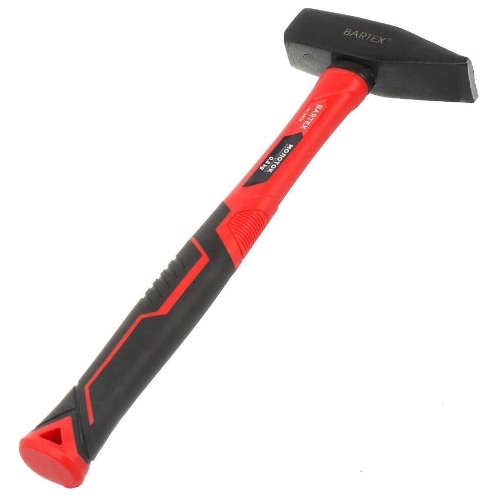 Изображение товара Молоток BARTEX B0009 с квадр. боеком и фибергласовой рукоятью