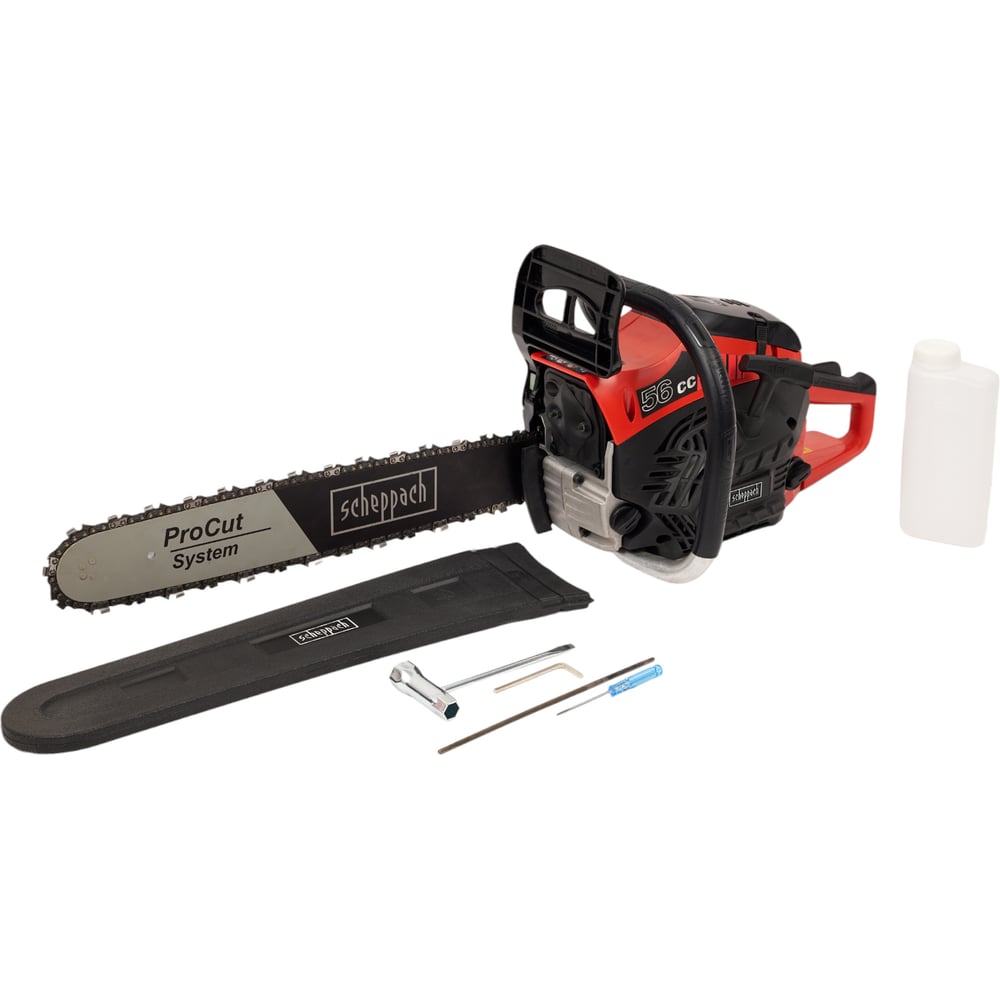 Изображение товара Бензиновая цепная пила Scheppach PCS56 56 см³ 51 см шина