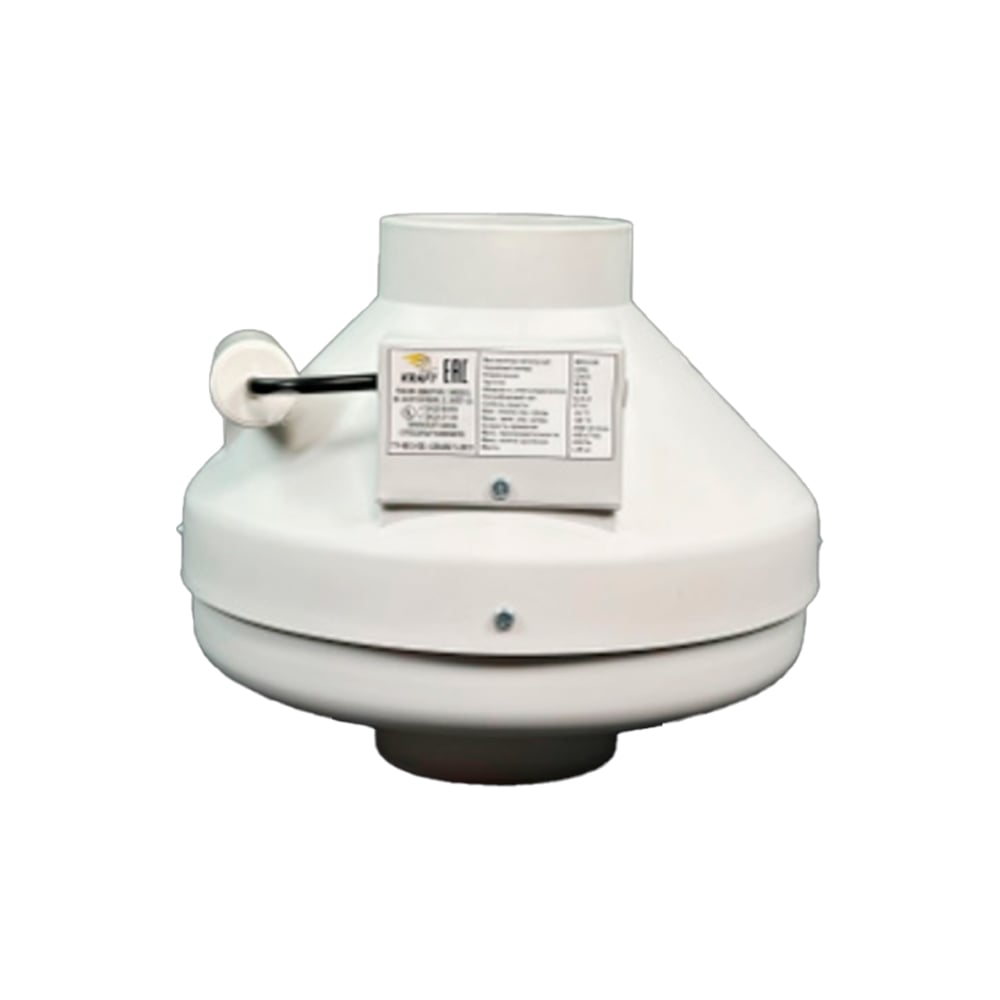 Изображение товара Комплект KRAFTAIR вентилятор круглый с регулятором ВКК-100V