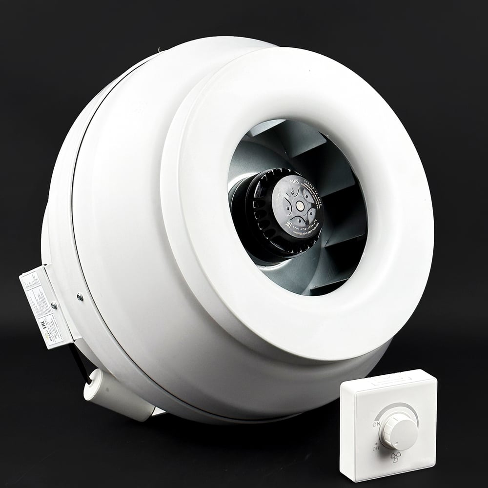 Изображение товара Комплект KRAFTAIR вентилятор канальный круглый ВКК-315V с регулятором