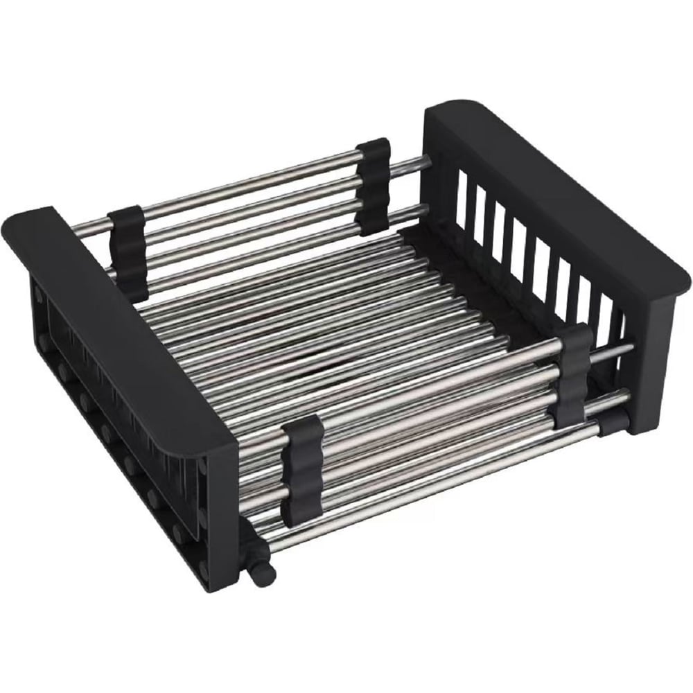 Изображение товара Коландер для мойки раздвижной OUTE цвет черный/хром TL01H