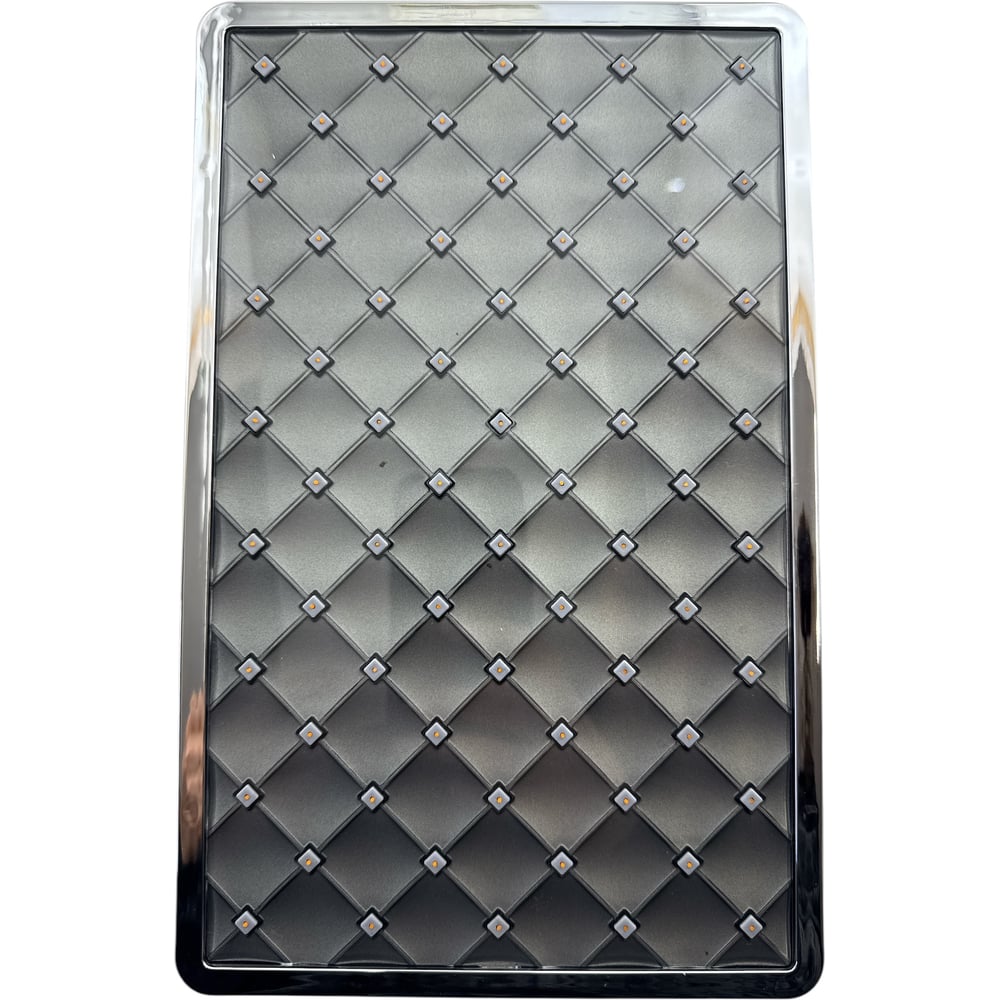 Изображение товара Лейка тропическая для душа OUTE потолочная 17x27 см глянцевый хром/серый, с шарниром для изменения угла наклона TH72D