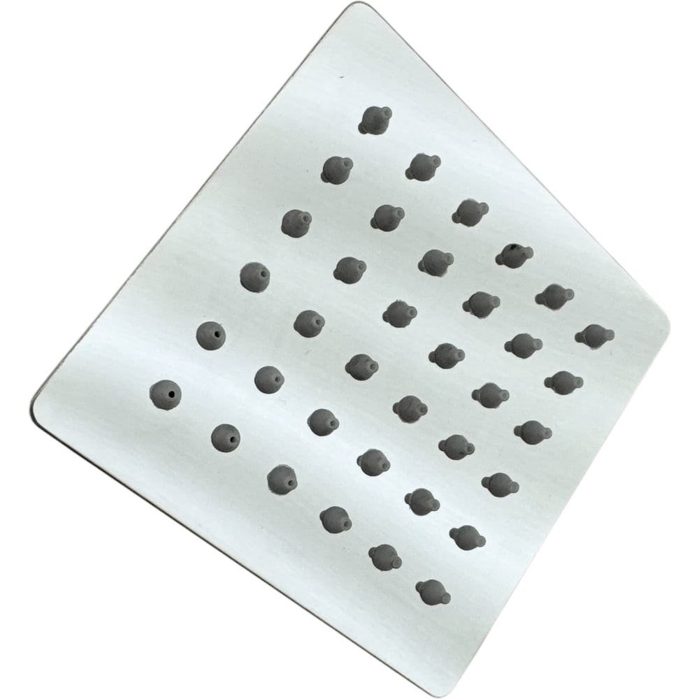 Изображение товара Лейка тропическая для душа OUTE потолочная квадрат 15x15 см глянцевый хром, с шарниром для изменения угла наклона TH98J-6