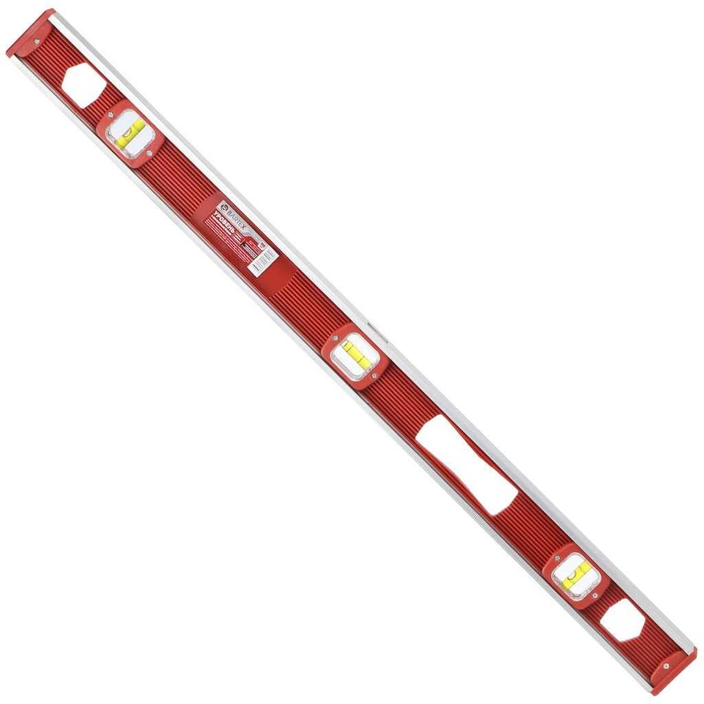 Изображение товара Пластиковый магнитный уровень 800 мм с 3 глазками BARTEX HJ-98F-2