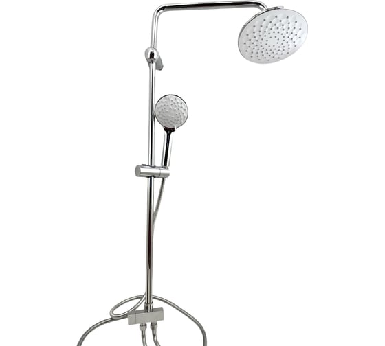 Изображение товара Душевая стойка без смесителя OUTE с тропическим и ручным душем, хром T8604