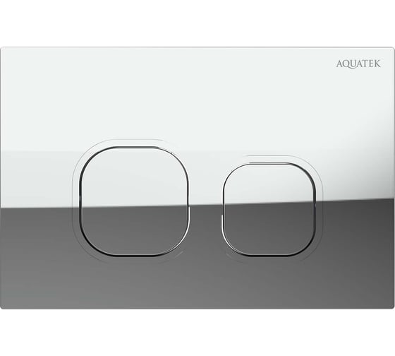 Изображение товара Панель смыва AQUATEK KDI-0000057(BB) Хром глянец ободок хром (клавиши квадрат), 162х244 мм 00000147103