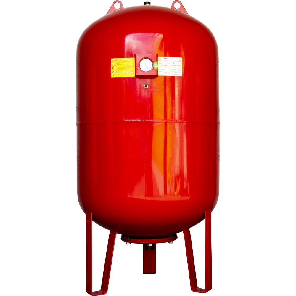 Изображение товара Вертикальный бак CRUWA 300 л с манометром и ножками для ГВС