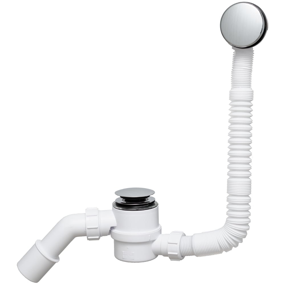 Изображение товара Слив-перелив McAlpine MRB11-FLEX для ванной автоматический с хромом