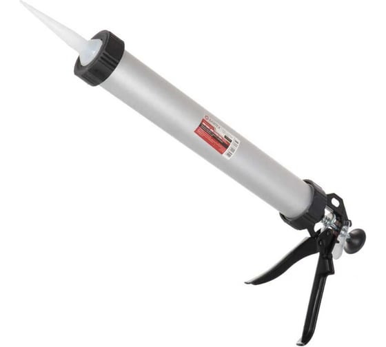 Изображение товара Пистолет BARTEX для герметика, 375 мл, закрытый, алюминий, шток 7.8мм  Yl150048 309634