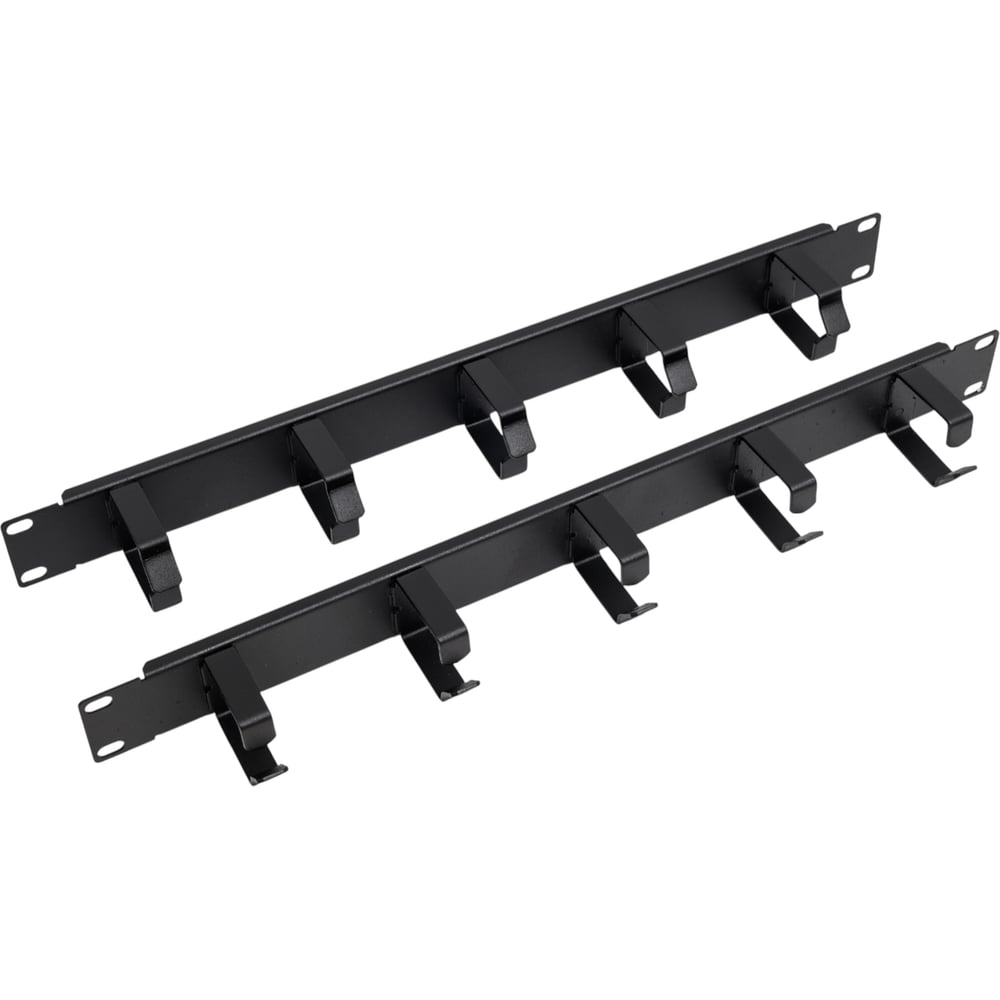 Изображение товара Кабельный органайзер FLAMES OK 400 19 1U 5 колец для организации кабелей