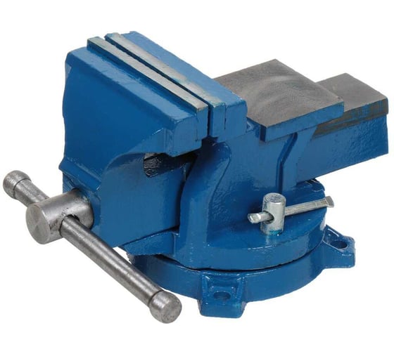 Изображение товара Тиски BARTEX универсальные, 100мм, поворотный с наковальней, SPE19190-14-78 333955