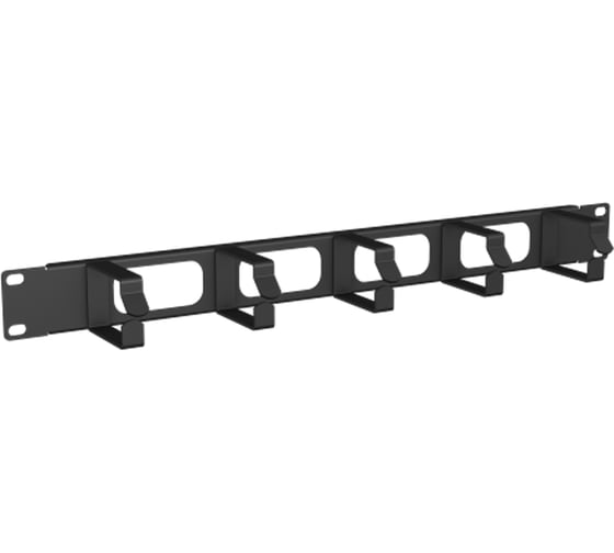 Изображение товара Кабельный органайзер FLAMES OK 600Н 19 1U 5 колец 60 мм 2 шт 3305.00.00-01