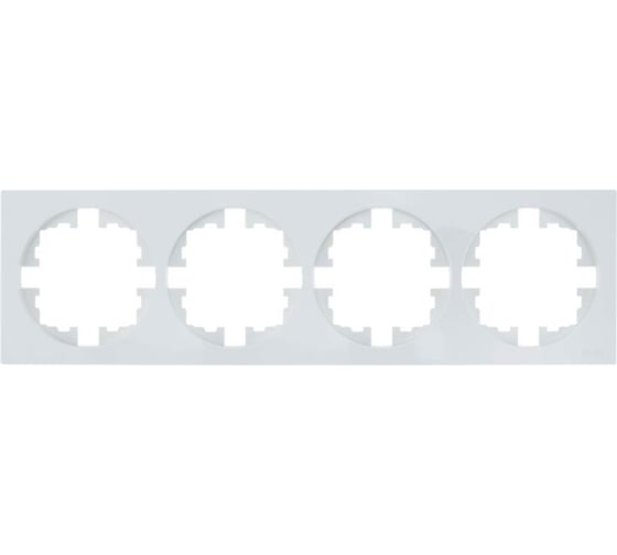 Изображение товара Рамка 4-ая б/вст белая Lezard OSEN 743-0200-149