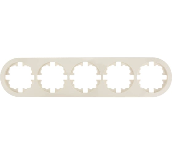 Изображение товара Рамка 5-ая б/вст круглая Lezard OSEN слоновая кость 744-9000-150