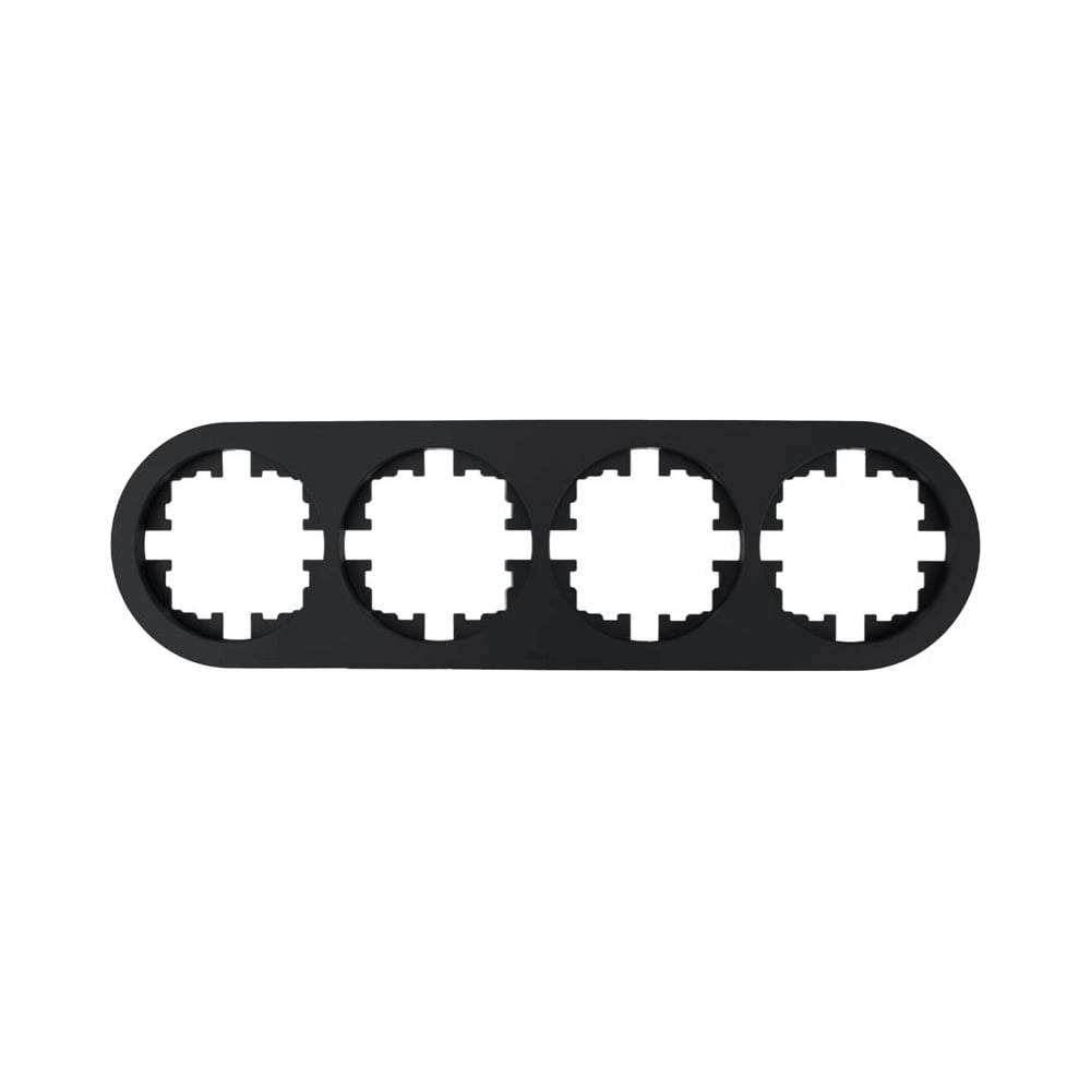 Изображение товара Рамка 4-ая Lezard OSEN черный бархат 744-4200-149