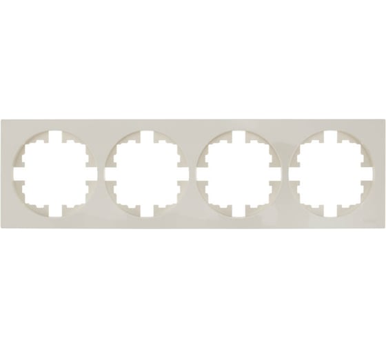 Изображение товара Рамка 4-ая Lezard OSEN без вставки, слоновая кость 743-9000-149