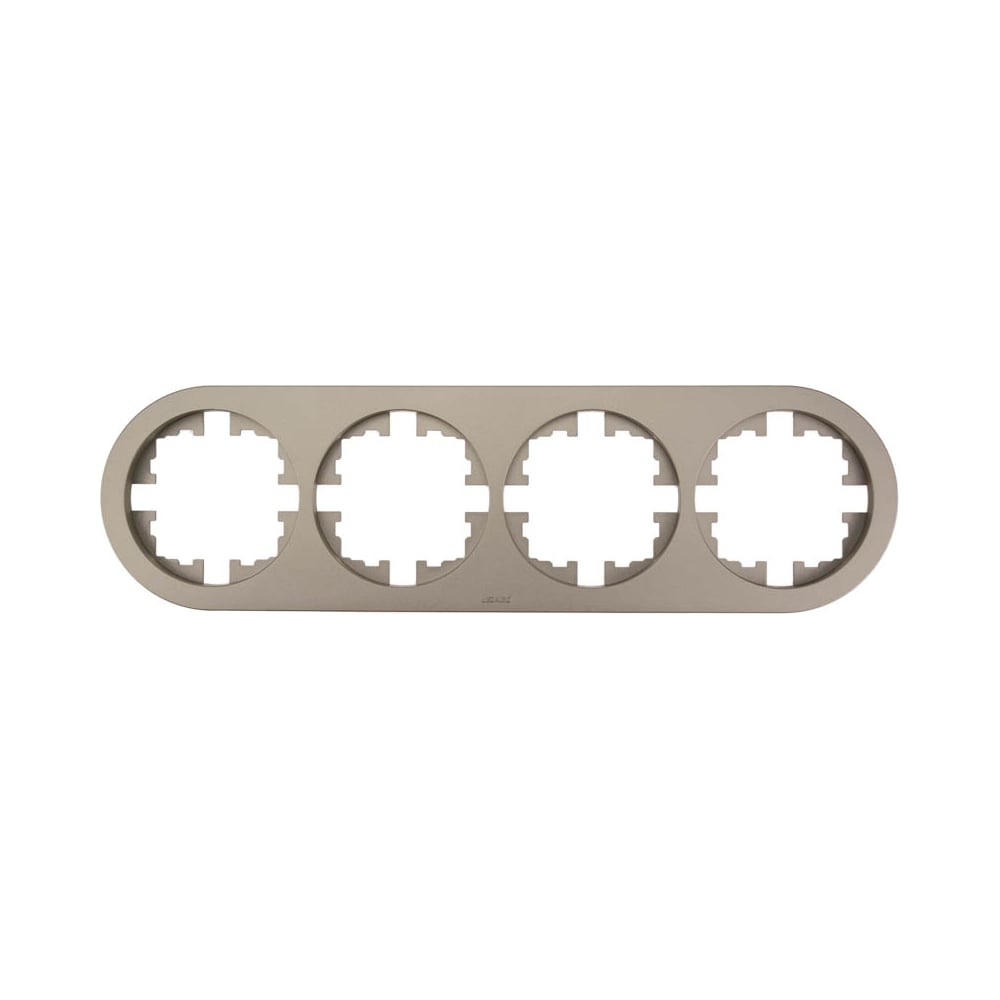 Изображение товара Рамка 4-ая Lezard OSEN титан для электрики