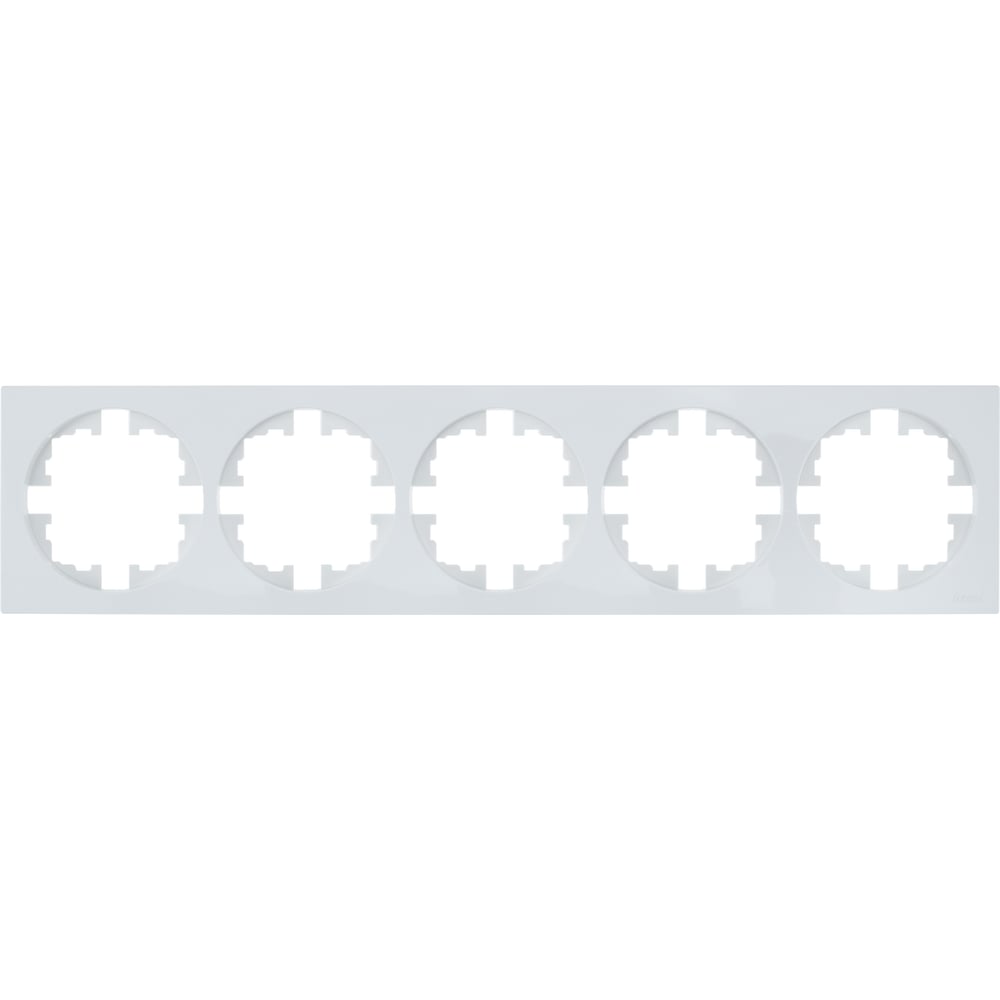 Изображение товара Рамка 5-ая Lezard OSEN без вставки белая 743-0200-150