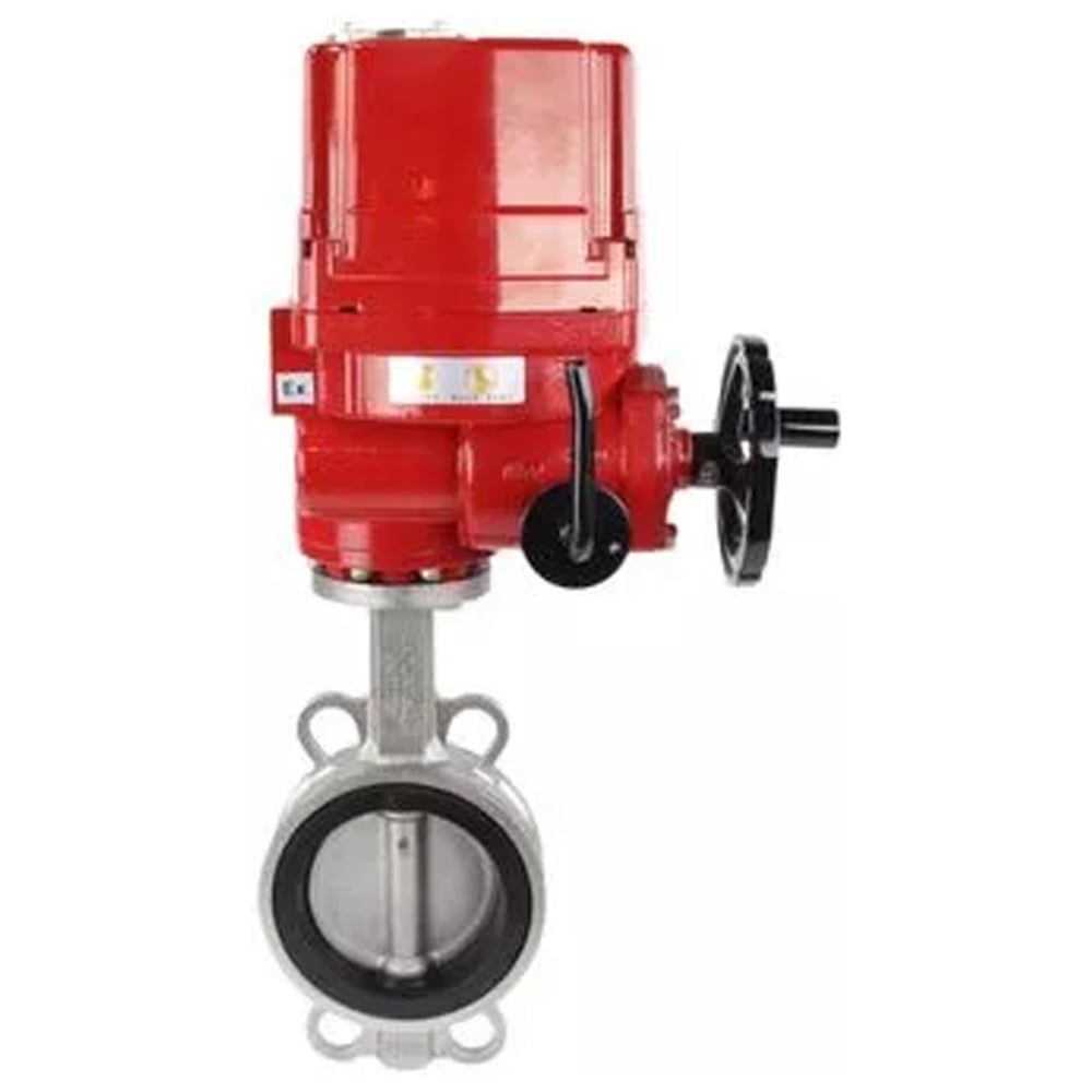 Изображение товара Затвор дисковый DN.ru 304-304-EPDM-2W-Fb Ду65 Ру16 с электроприводом