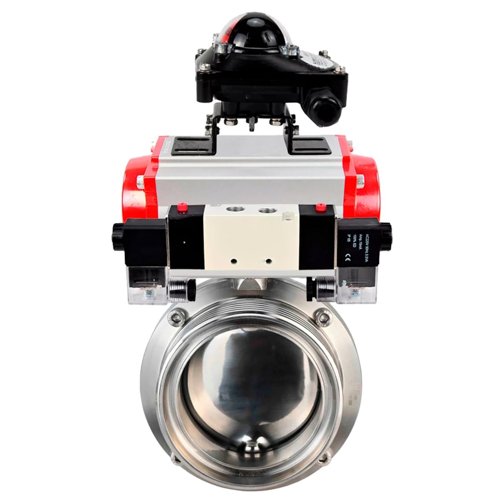 Изображение товара Затвор DN.ru 304-304-EPDM Ду100 Ру10