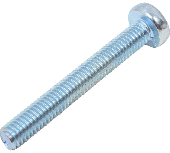 Изображение товара Винт с полуцилиндрической головкой Метизный двор 6x45, DIN 7985, 100 шт. 4690441038203