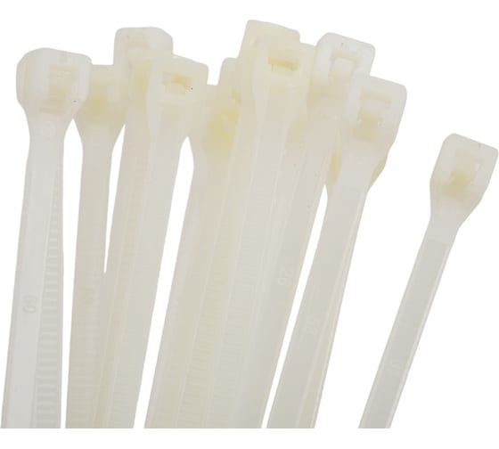 Изображение товара Хомуты Sturm 300х3,6 мм, пластмассовые, белые, 100 шт. 7012-04-300