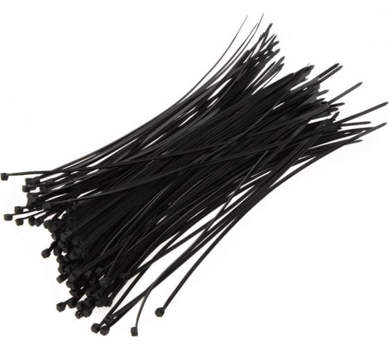 Изображение товара Хомуты Sturm 200х3,6 мм, пластмассовые, черные, 100 шт. 7012-05-200