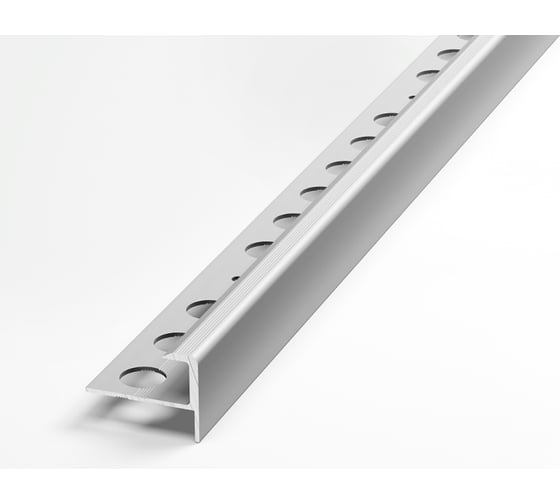 Изображение товара Профиль угловой алюминиевый ЛУКА 20х8 мм, 2,7 м, 5 шт, анодированный, Серебро УТ000023596
