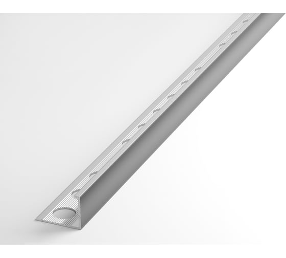 Изображение товара Профиль окантовочный L-образный алюминиевый ЛУКА 15 мм, 2,7 м, 5 шт, Серебро УТ000028089