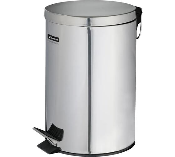Изображение товара Ведро-контейнер для мусора урна OfficeClean Professional 5 л, нержавеющая 277567